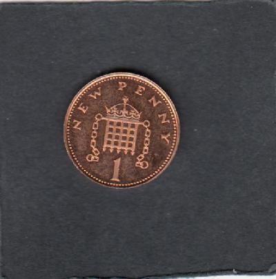 Beschrijving: 1 Penny ELIZABETH II